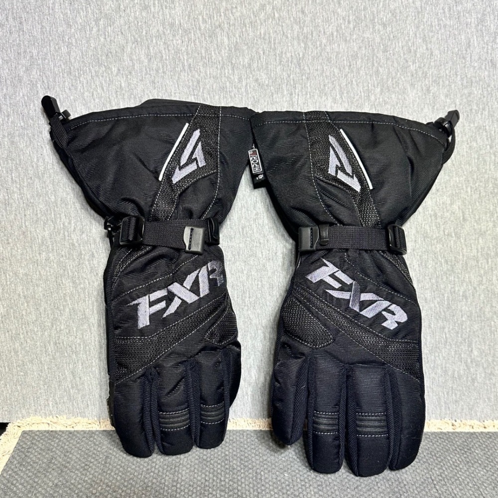 FXR Mens XL Snowmobile Blk Thinsulate Hipora Waterproof Lined Breathable Gloves